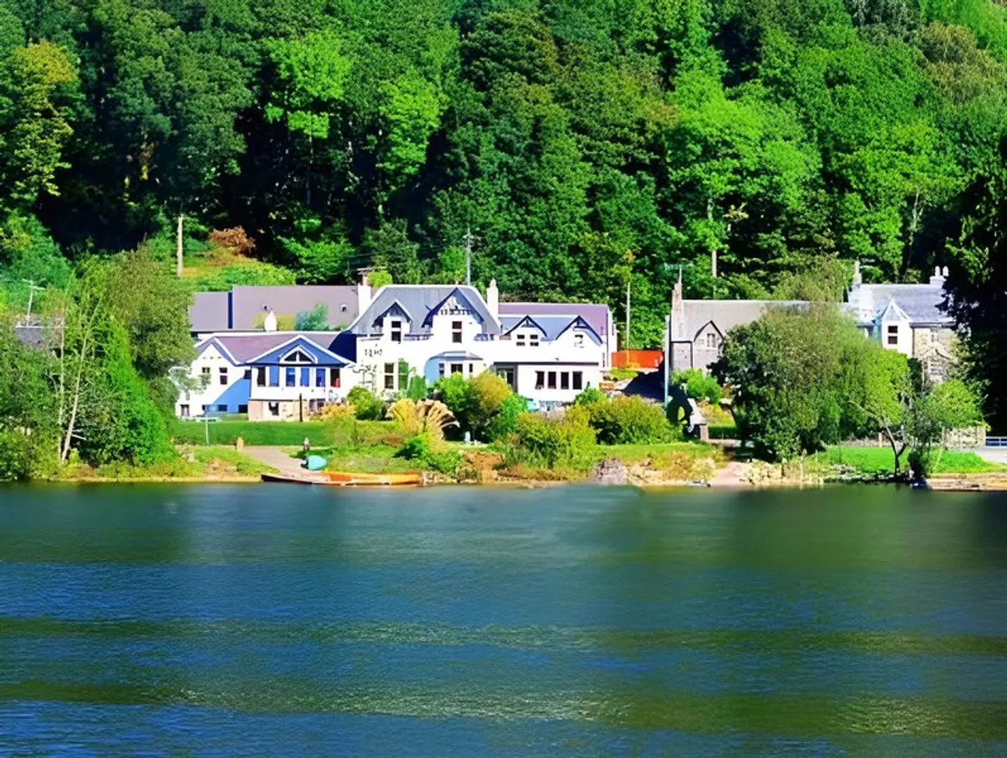 Achray House Hotel, Restaurant and Lodges LANDSCAPE