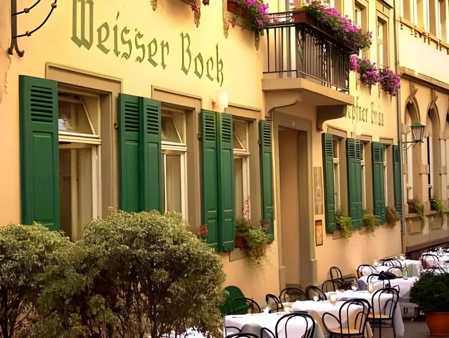 Weißer Bock Terrasse