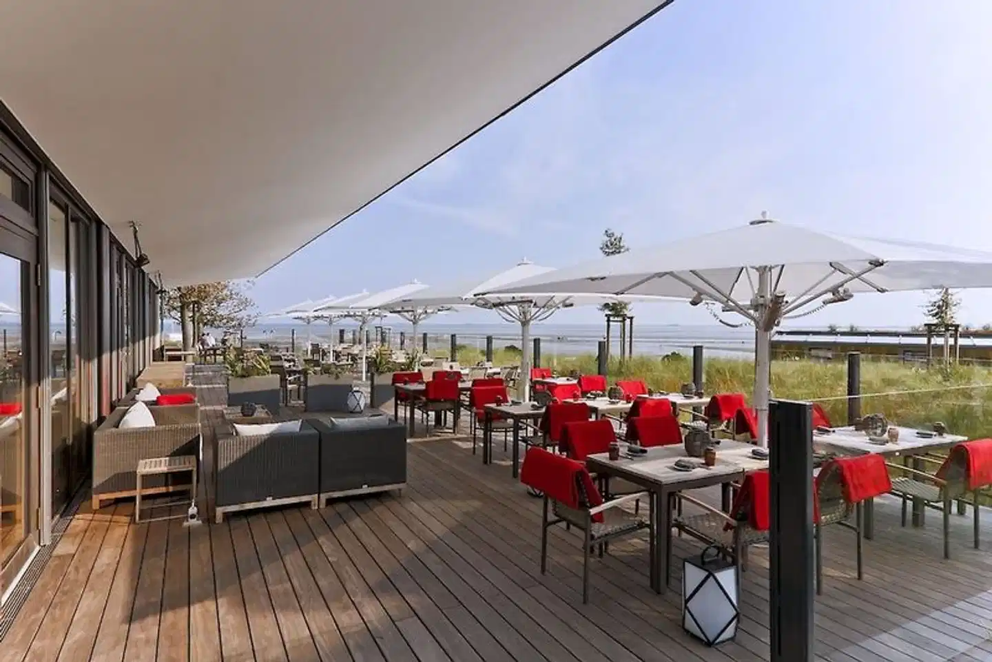 Upstalsboom Wyk auf Föhr Terrasse