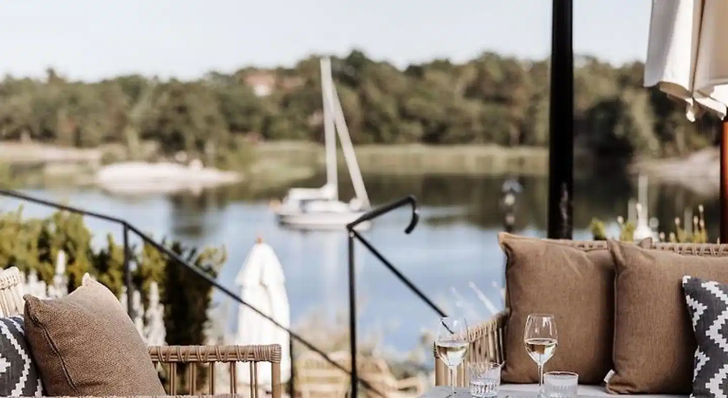 Smådalarö Gård Hotell & Spa Terrasse