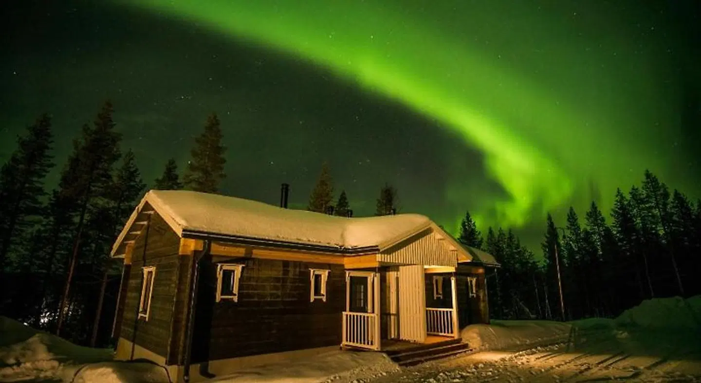 Valkea Arctic Lodge Terrasse