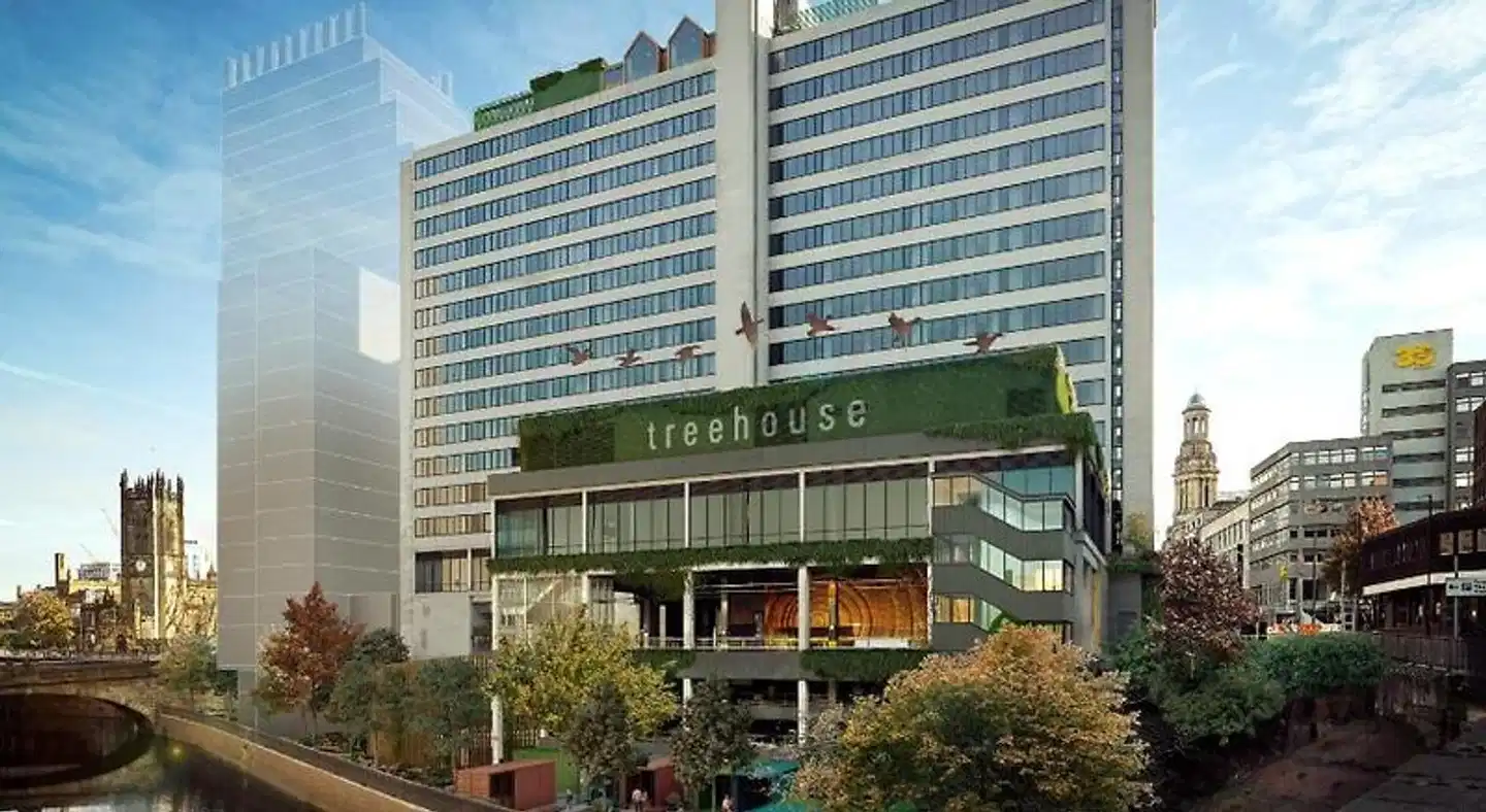 Treehouse Hotel Manchester Aussenansicht