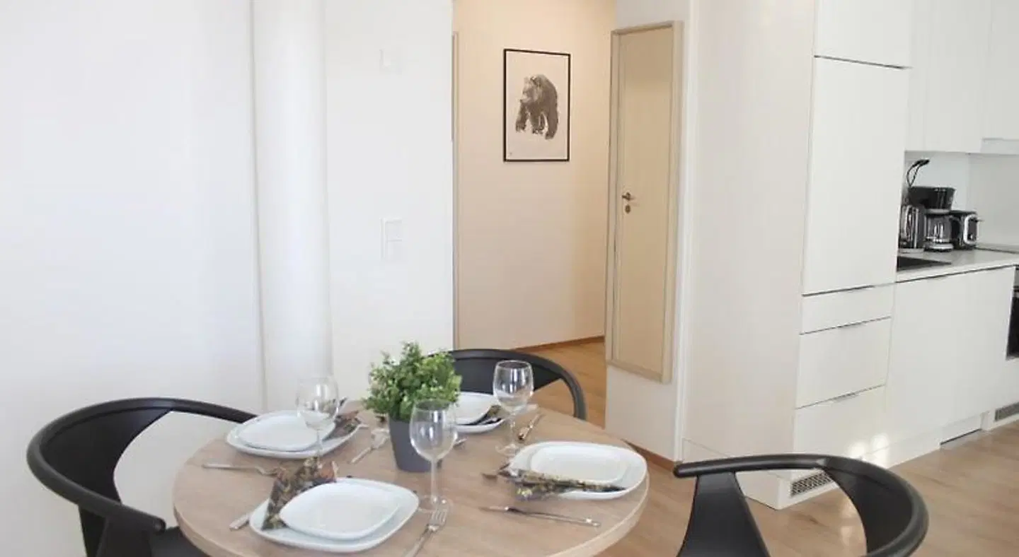 Forenom Serviced Apartments Rovaniemi Valtakatu Badezimmer