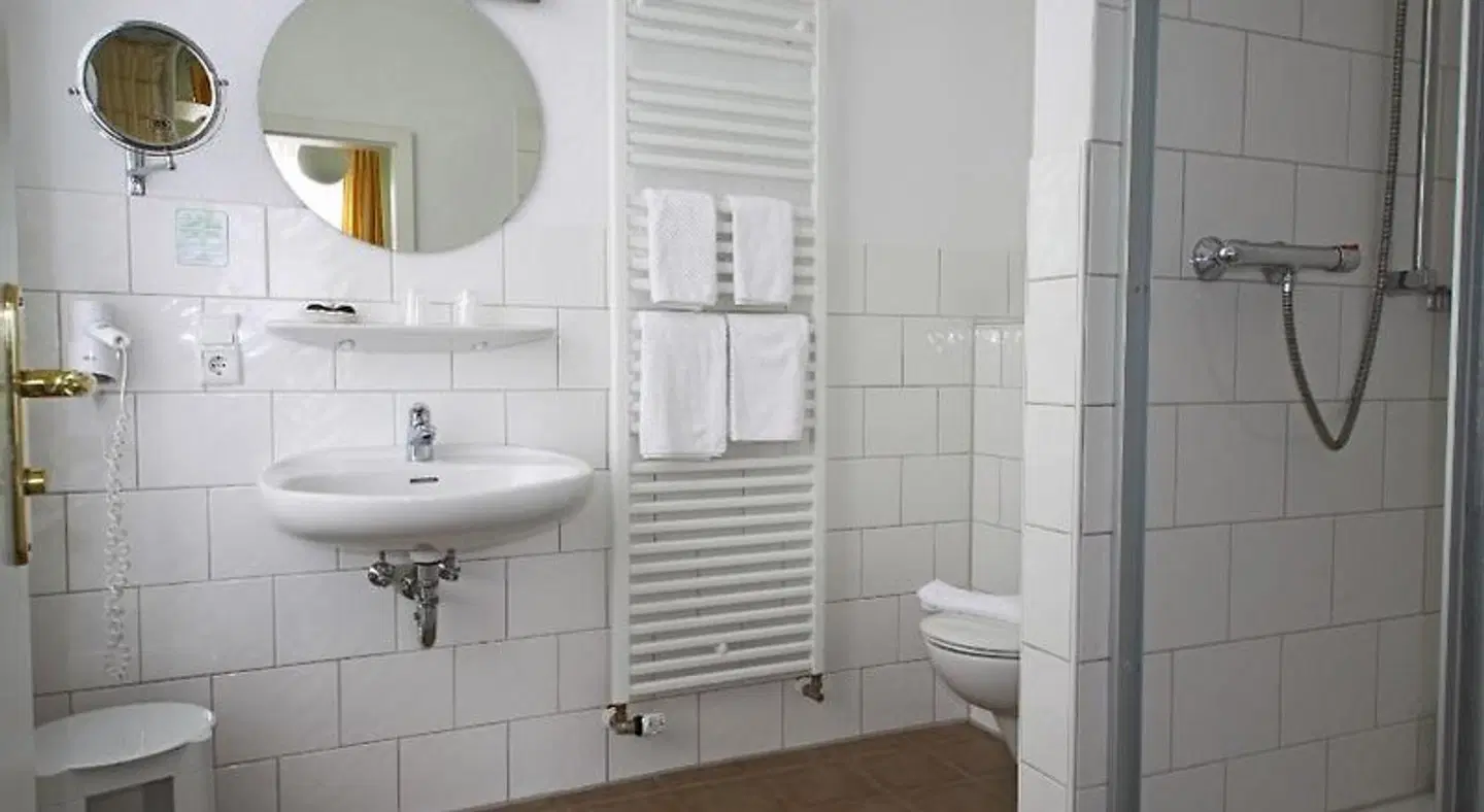 Hotel Weisse Düne Badezimmer