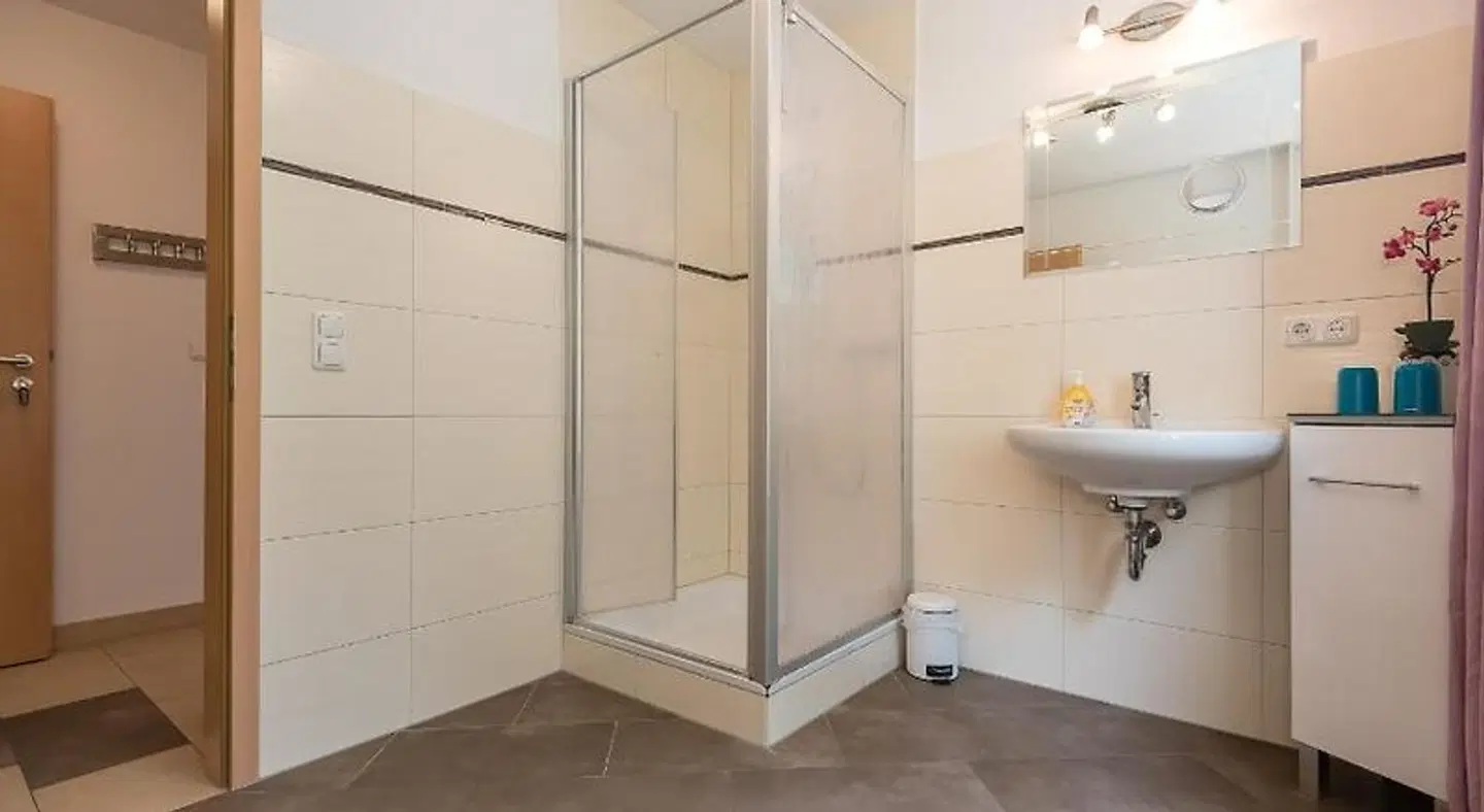 Appartmenthaus am Erlbach Badezimmer