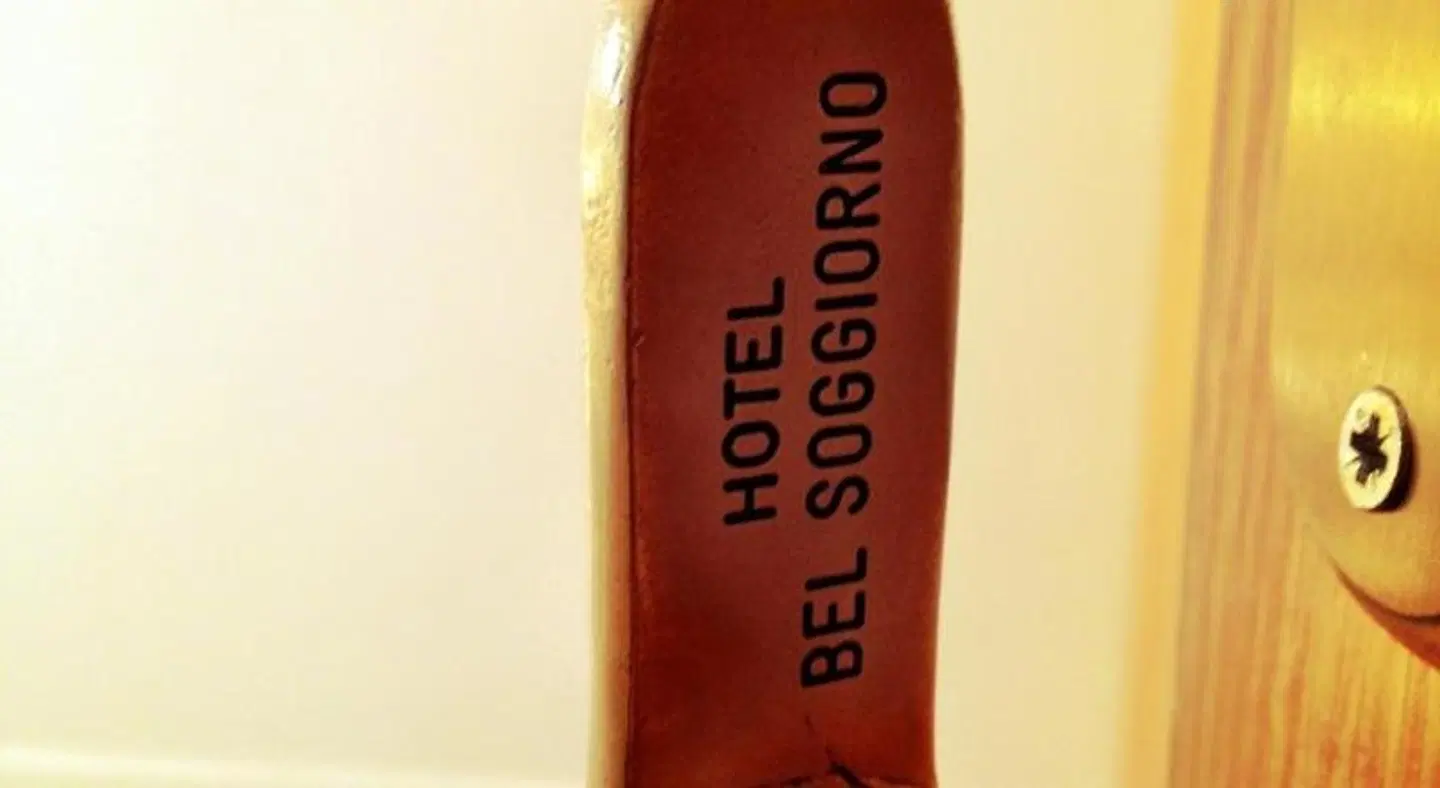 Hotel Belsoggiorno Badezimmer
