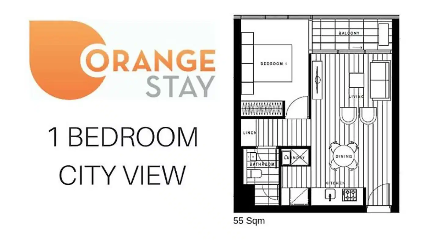 Orange Stay Apartments Modellaufnahme