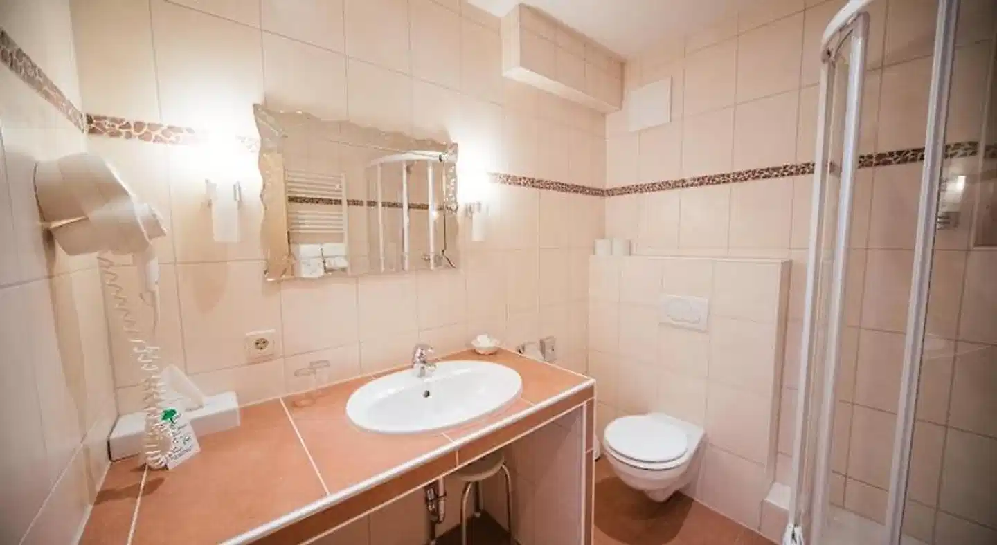 Hotel Waldeck Badezimmer