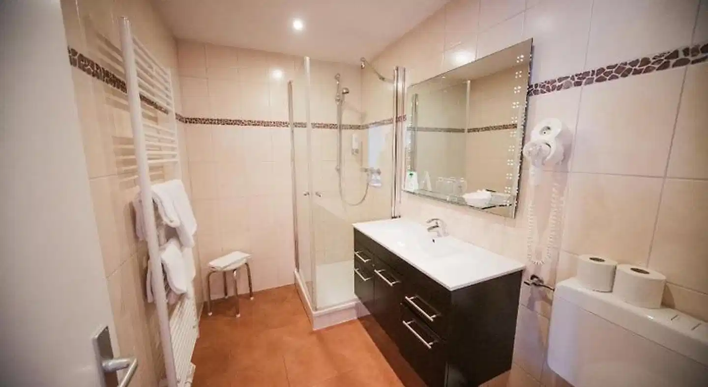 Hotel Waldeck Badezimmer