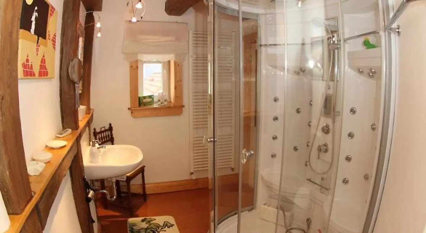 Pension Picco-Bello Badezimmer