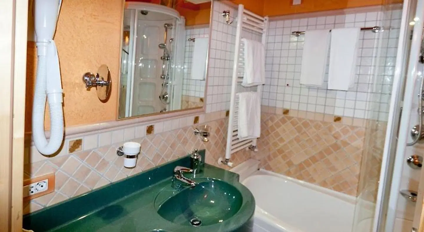 Bio Hotel Villa Cecilia Badezimmer