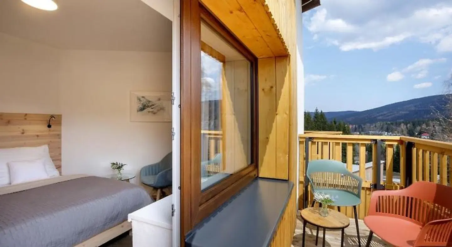 Ski & Spa Bellevue Harrachov Badezimmer