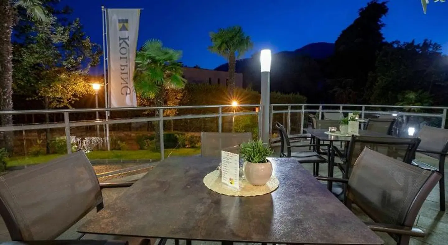 Hotel Kolping Meran Terrasse