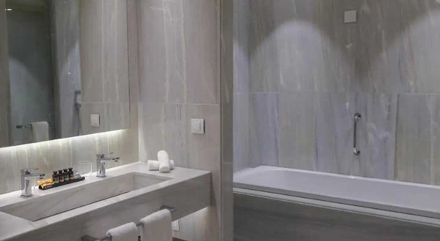 Crete Golf Club Hotel Badezimmer