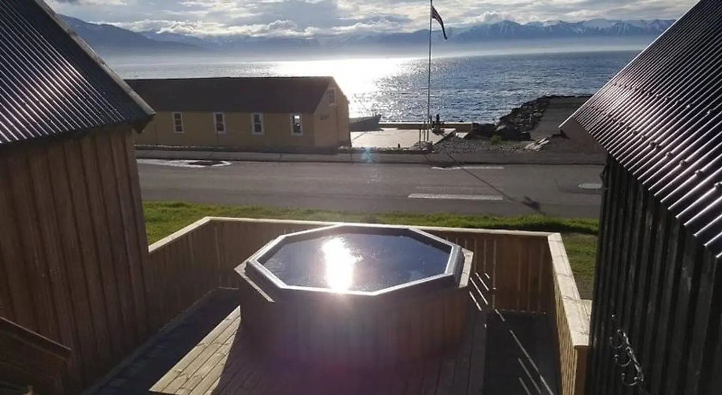 Grenivik Rooms Terrasse