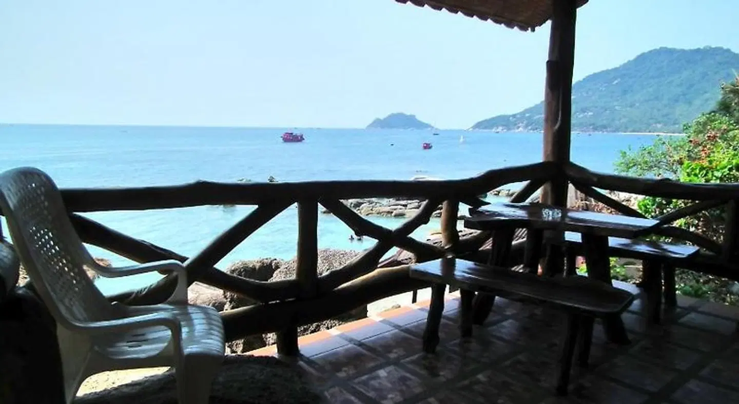 DD Hut Koh Tao Terrasse
