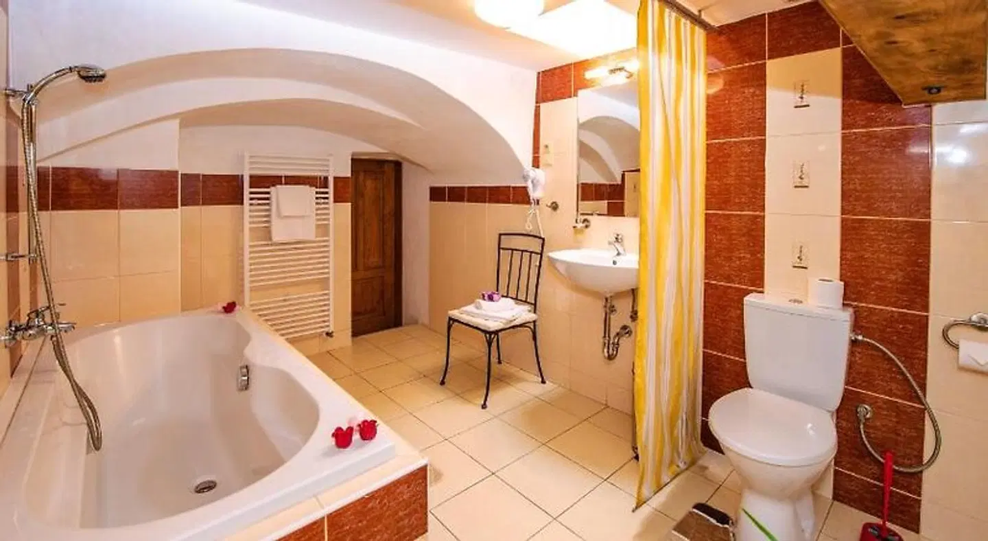 Ubytování u BÍLÉ PANÍ Badezimmer