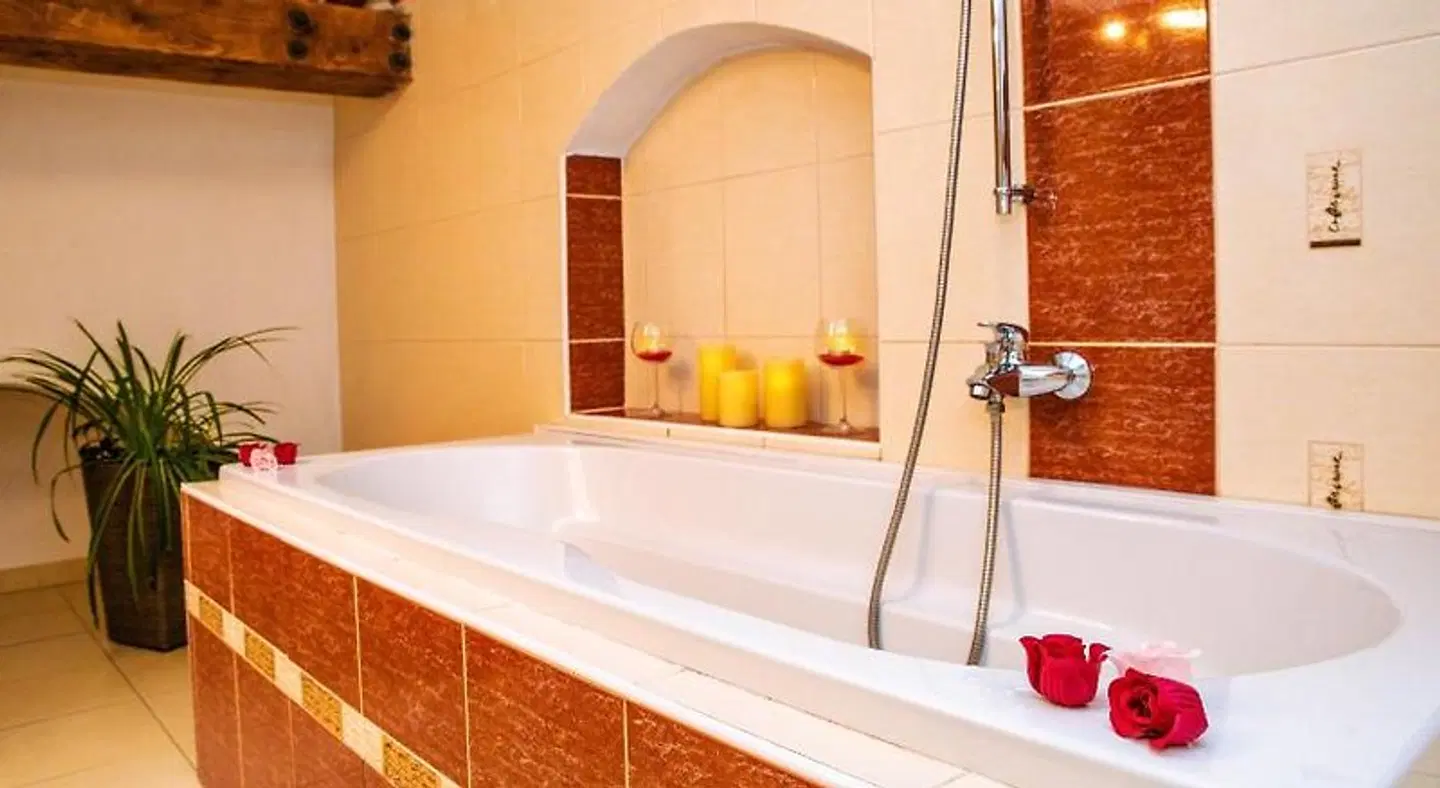 Ubytování u BÍLÉ PANÍ Badezimmer