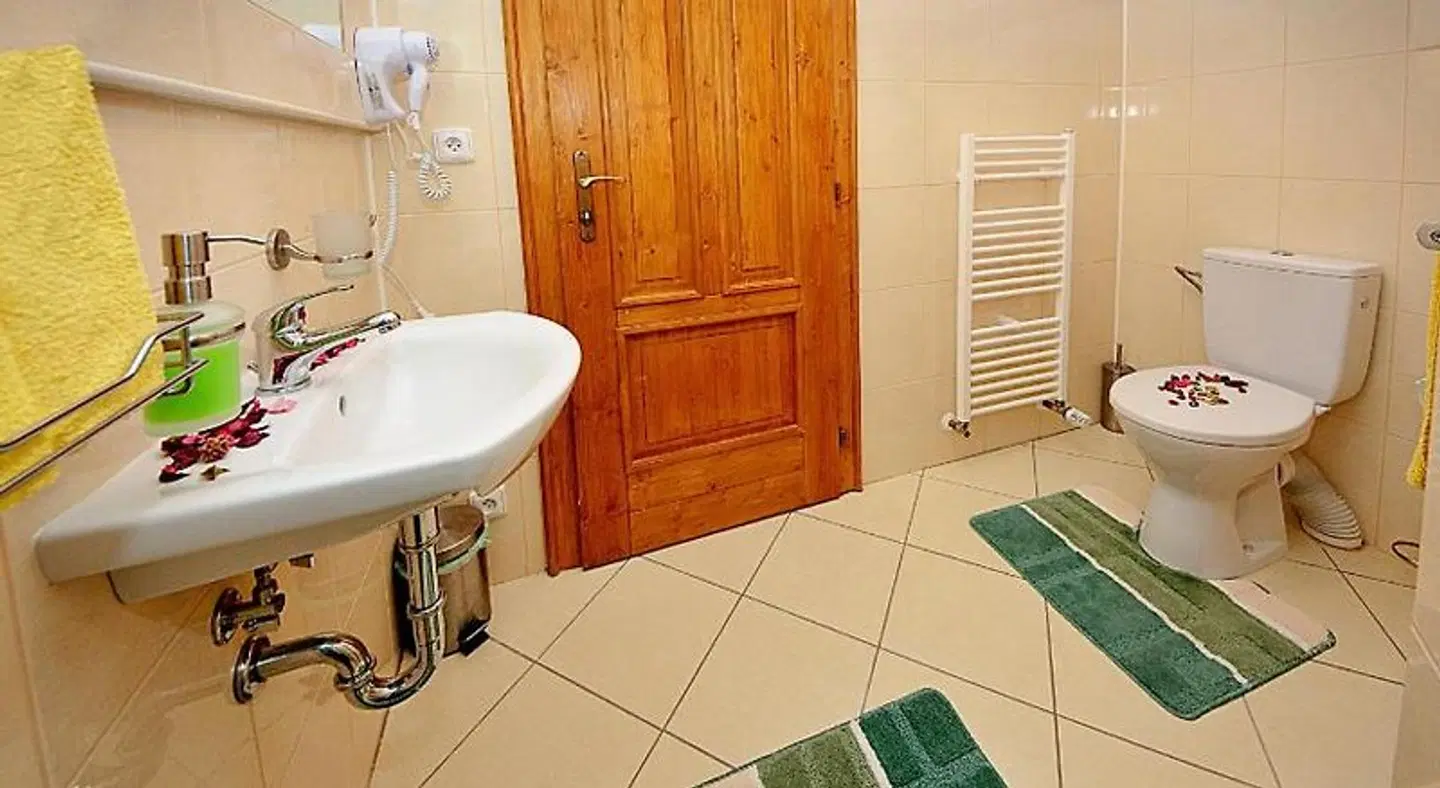 Ubytování u BÍLÉ PANÍ Badezimmer