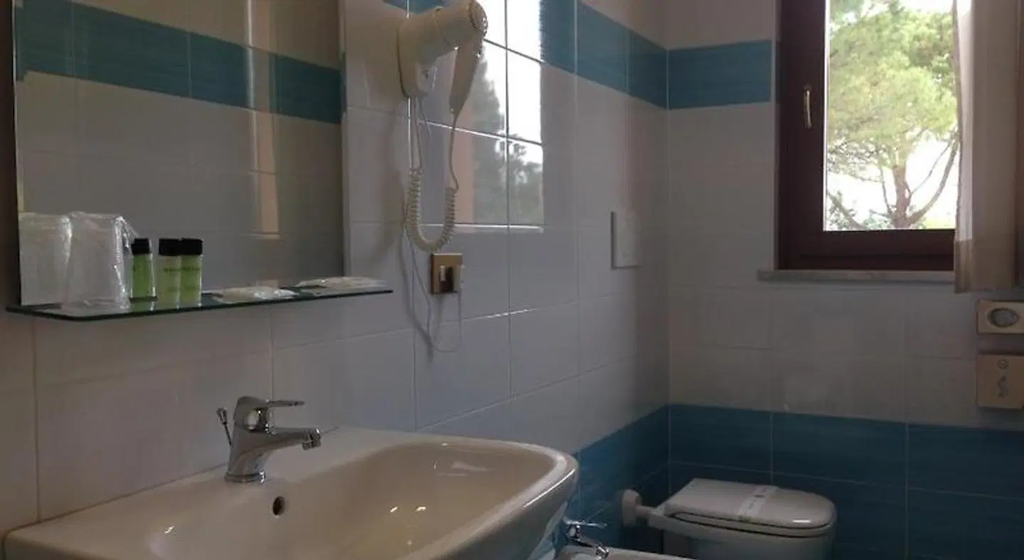 Villa Hotel Del Sole Badezimmer