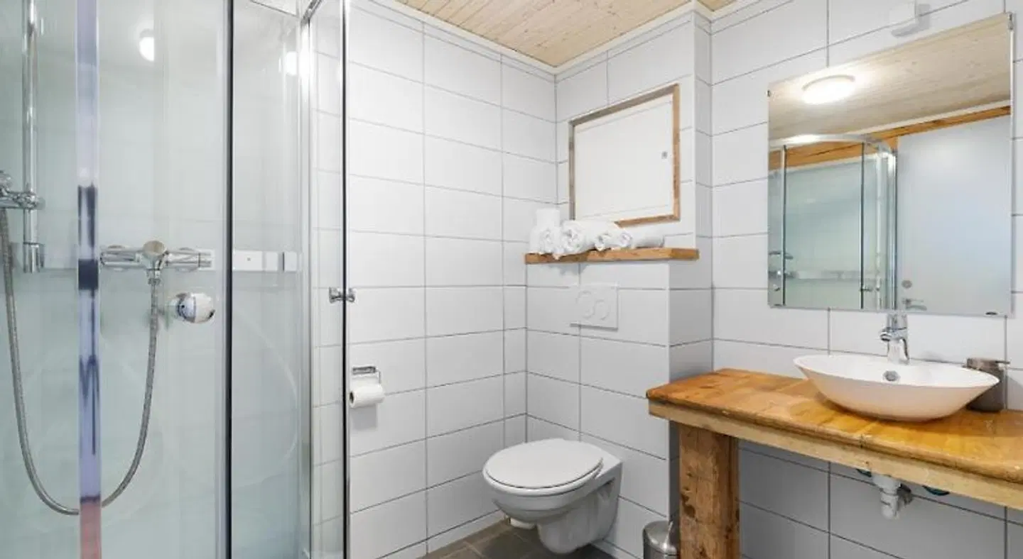 Sveggvika Guesthouse Badezimmer