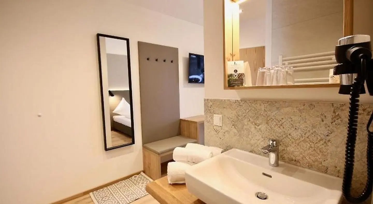 Landhotel Laudersbach Badezimmer