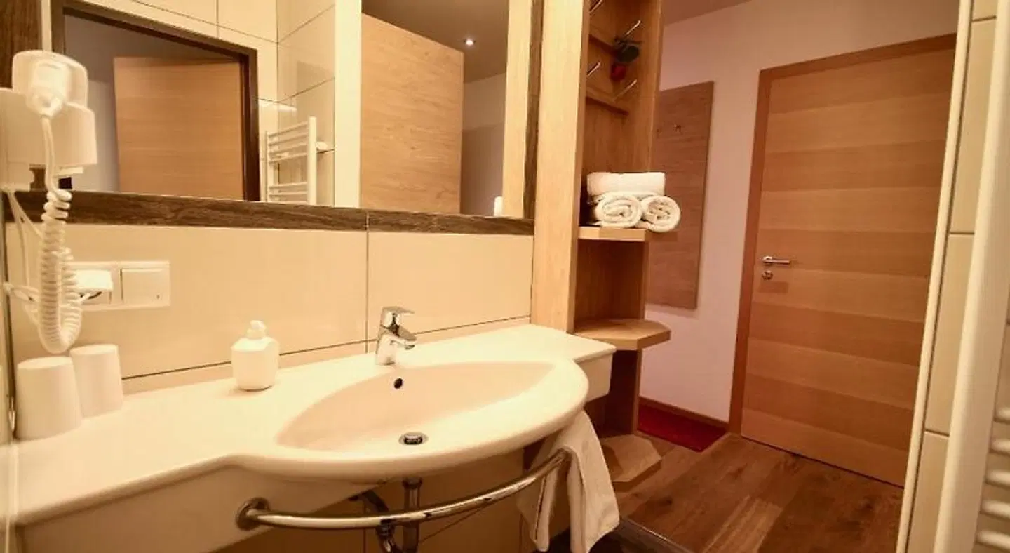 Landhotel Laudersbach Badezimmer