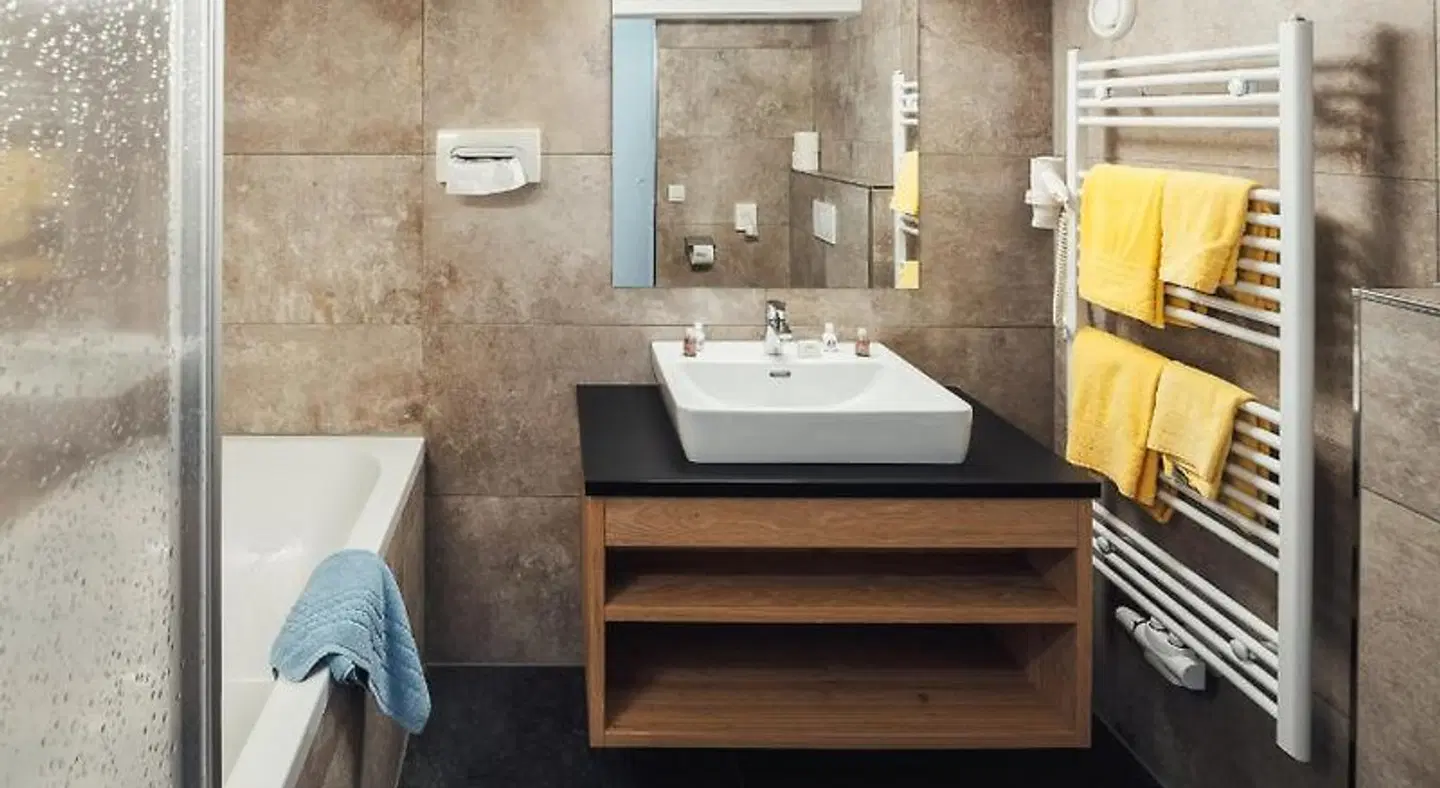 Hotel Edelweiss Badezimmer