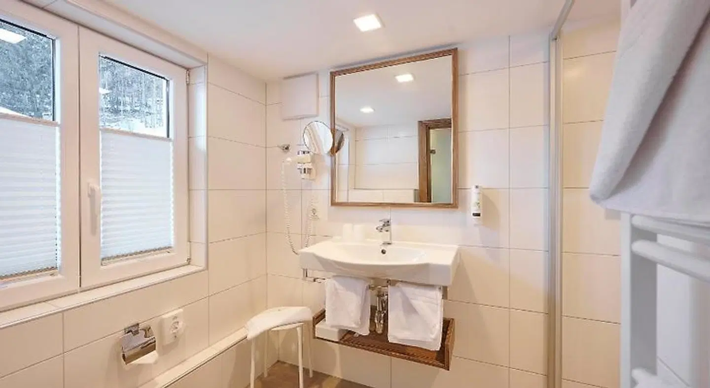 Genuss- & Aktivhotel Sonnenburg Badezimmer