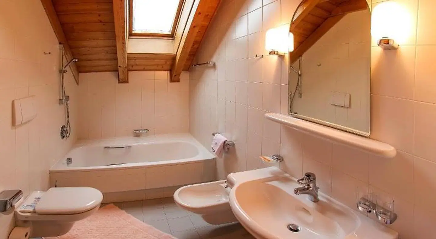 Gasthof Obermair Badezimmer