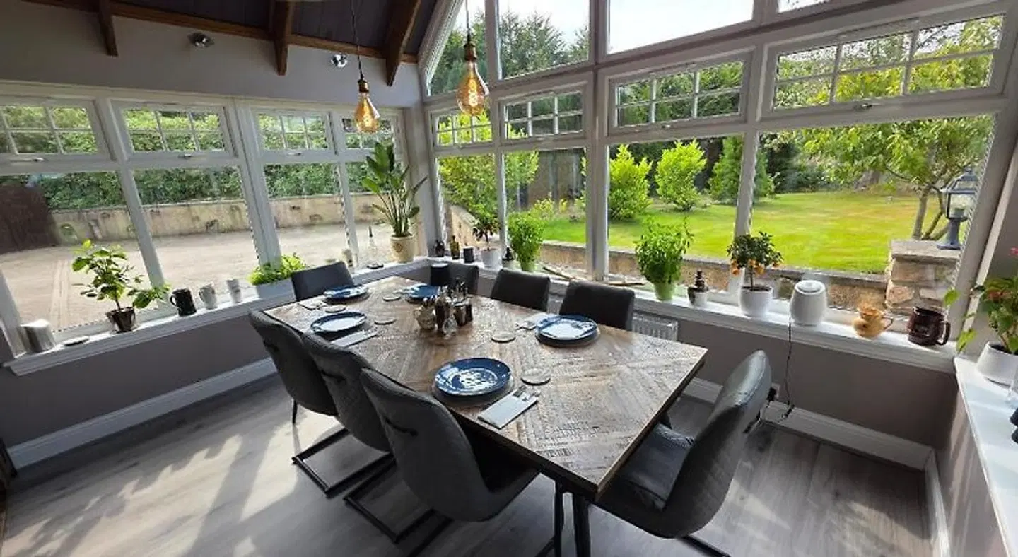 The Gables Whisky B&B Terrasse