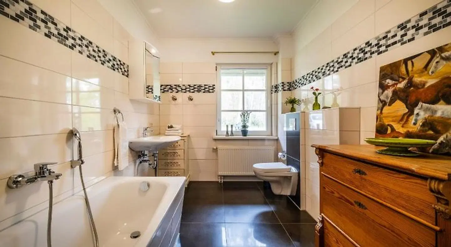 Seehotel Lichtenberg Badezimmer