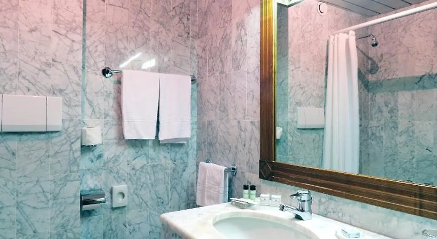 Savoia Palace Hotel Badezimmer