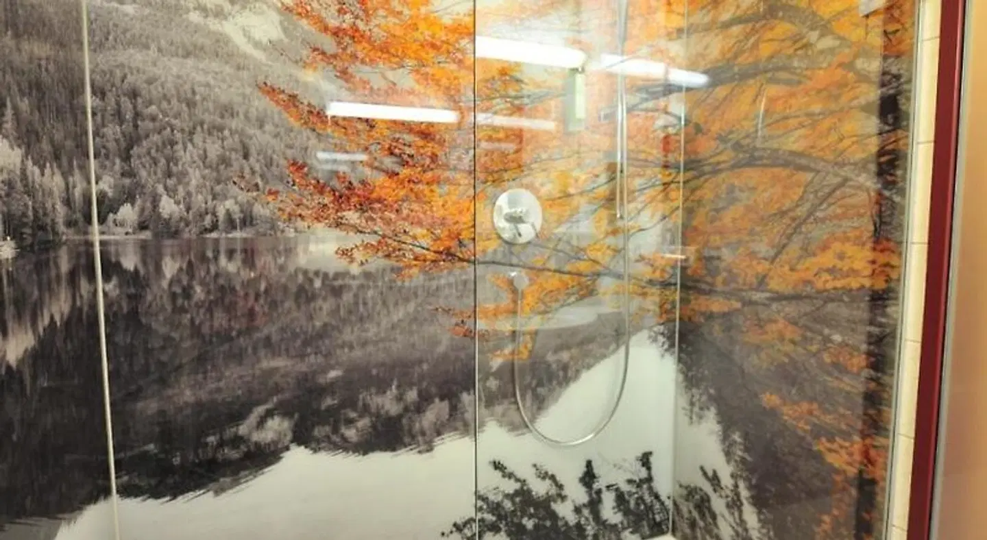 Alpenpanorama Badezimmer