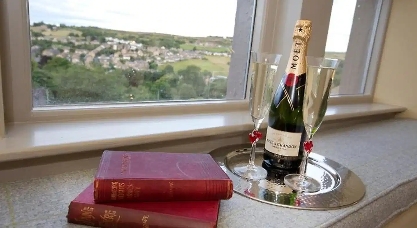 The Fleece Inn Terrasse