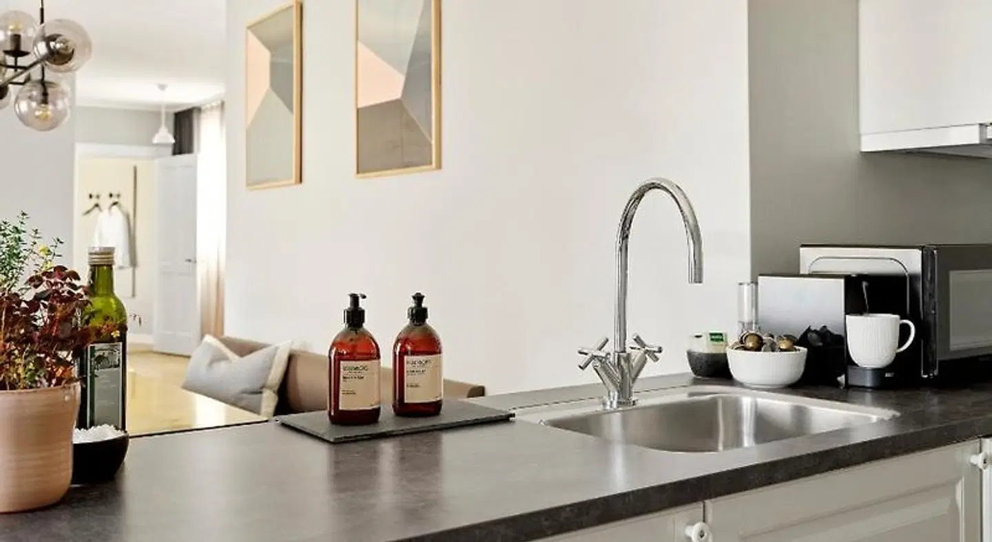 Rosenborg Hotel Apartments Badezimmer