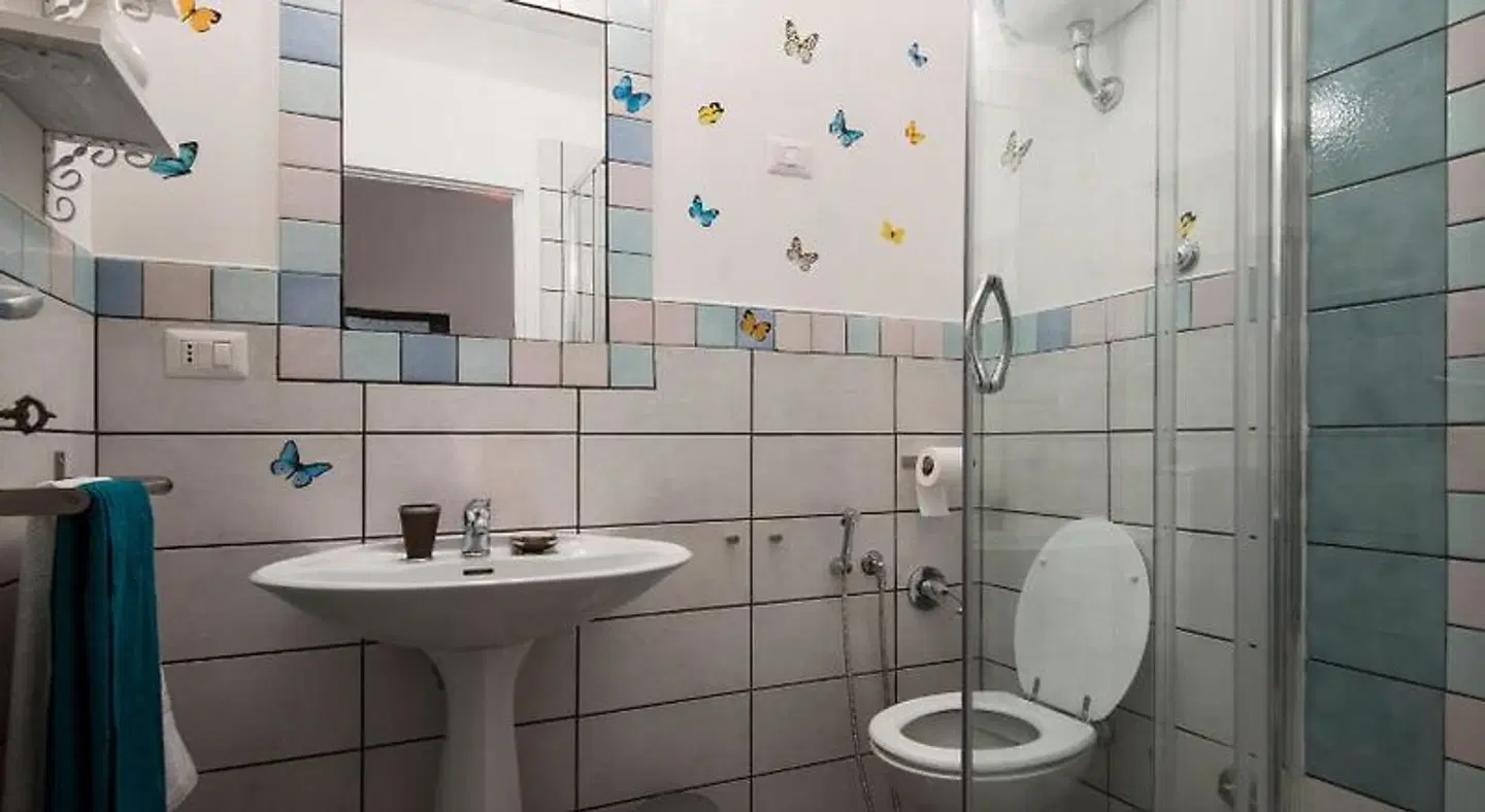 Bed and Breakfast Le Due Civette Badezimmer