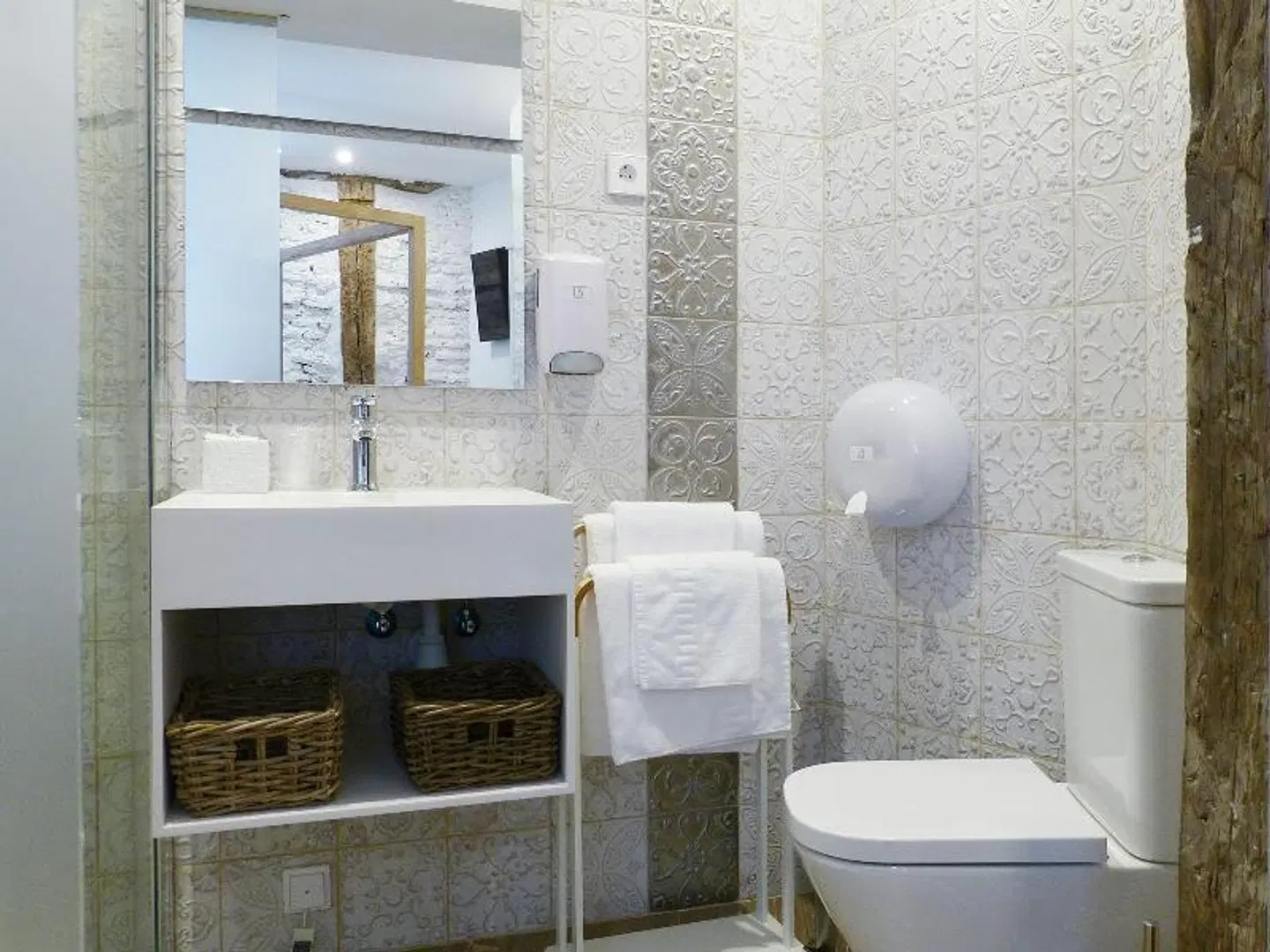 Pension Luxury Lo Bilbao Badezimmer