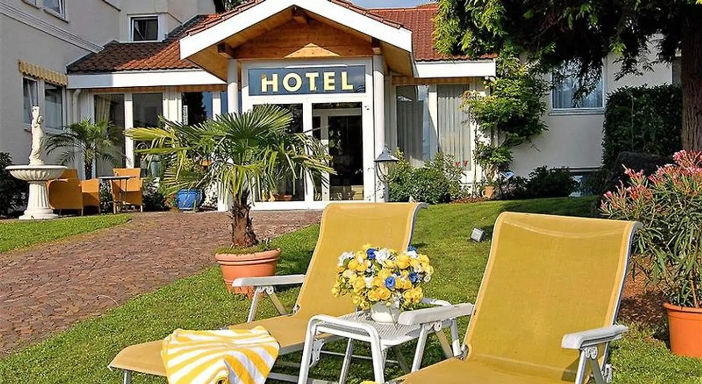 Hotel Am Rehberg garni Terrasse