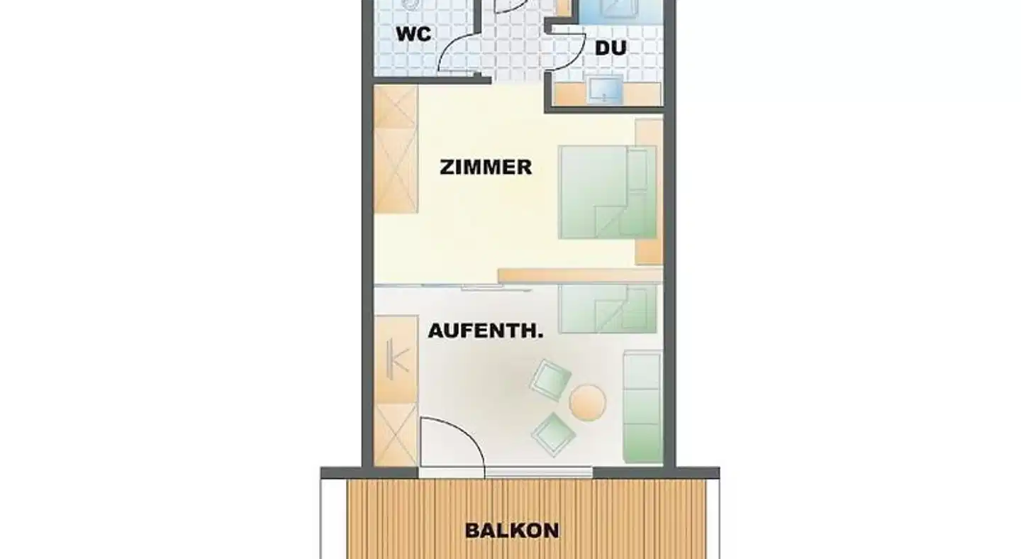 Röck- Pistenhotel Modellaufnahme