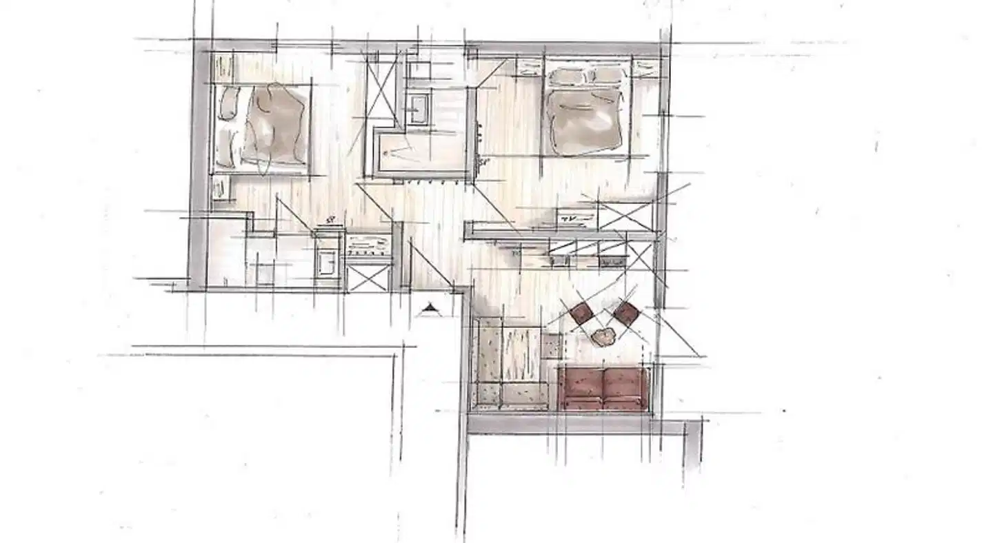 Haus Kristall Modellaufnahme