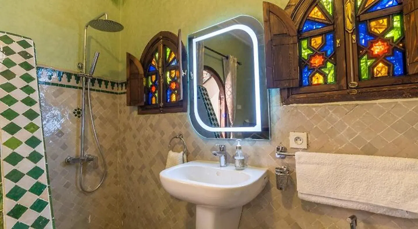 Riad Bab Tilila Badezimmer