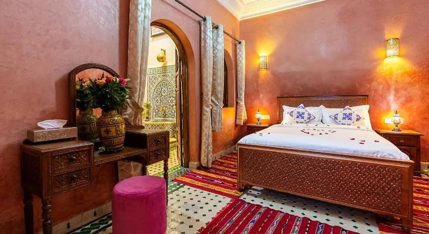 Riad Bab Tilila Badezimmer