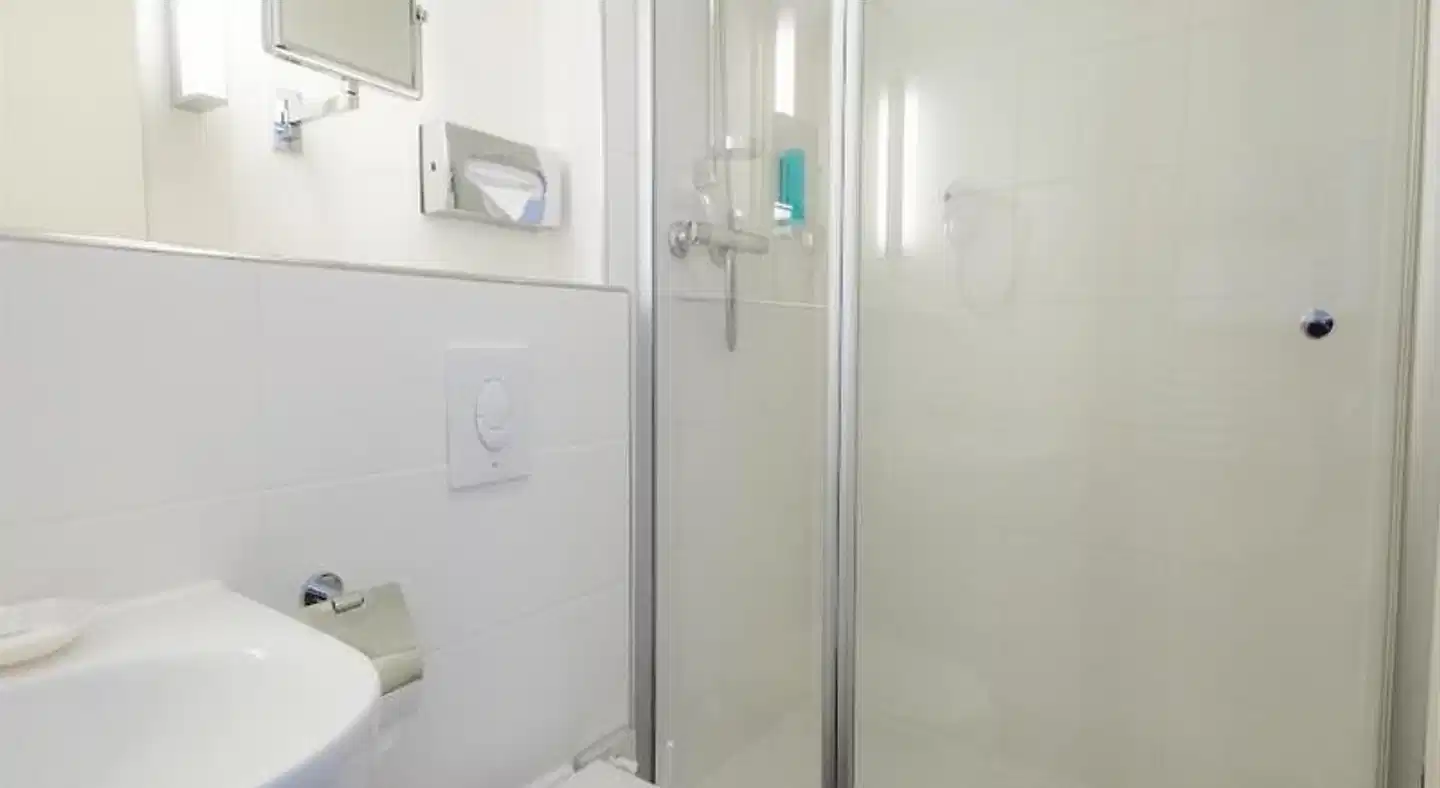 Inselhotel Bruns Badezimmer