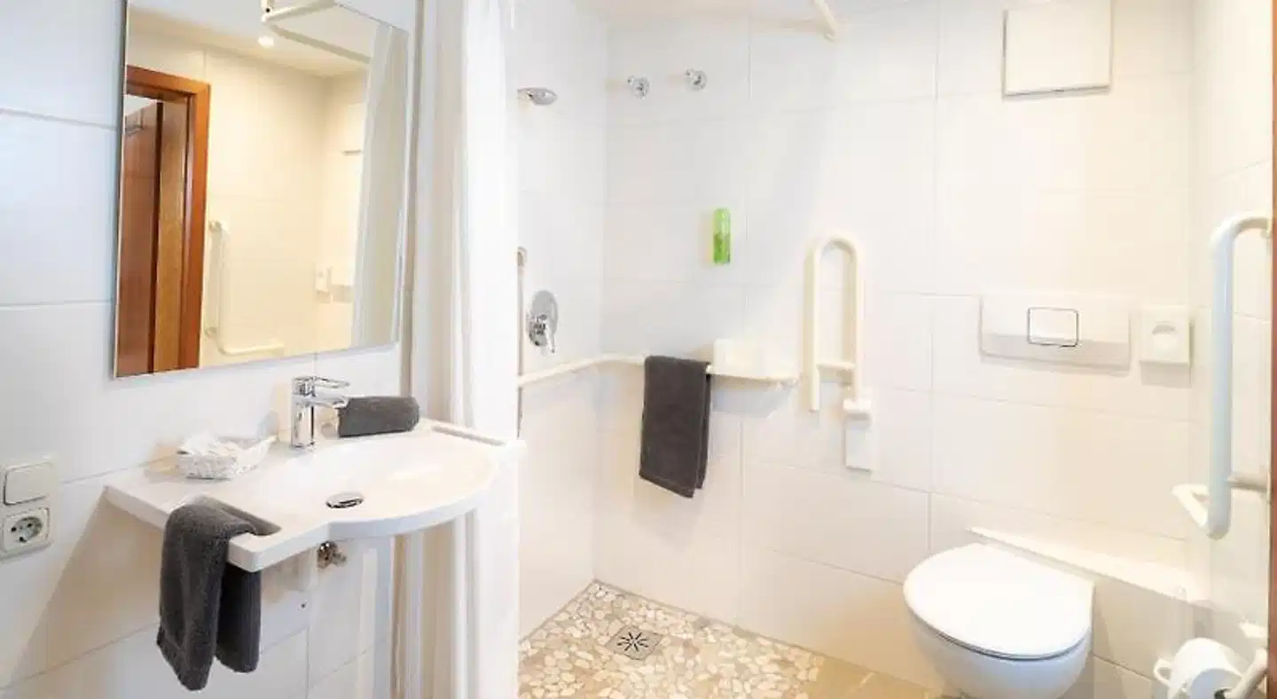 Hotel Viktoria Badezimmer