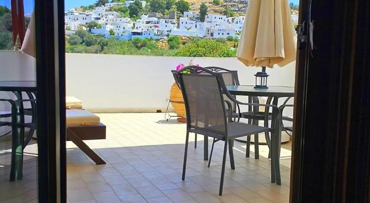 Villa Galini Lindos Terrasse