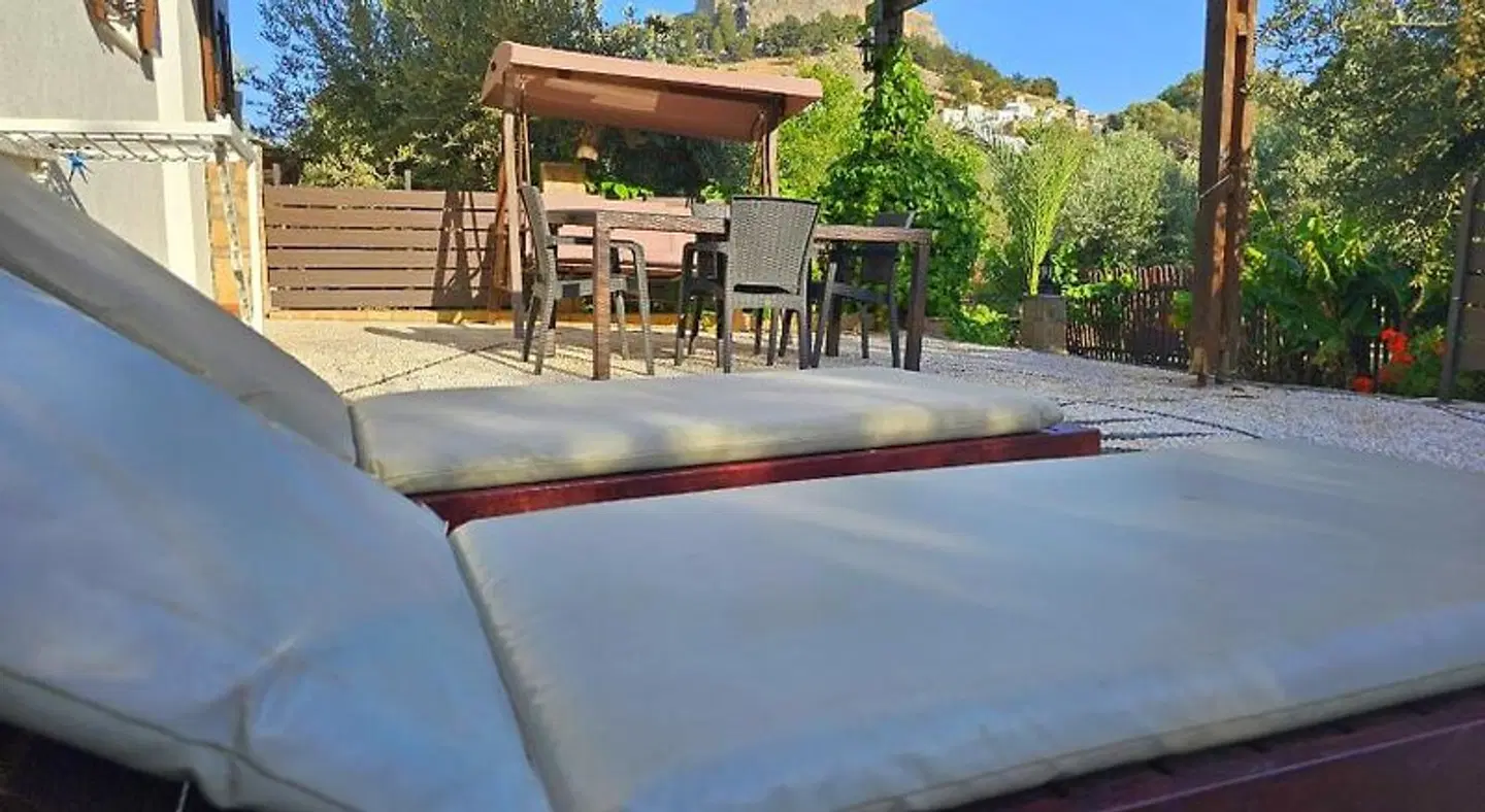 Villa Galini Lindos Terrasse