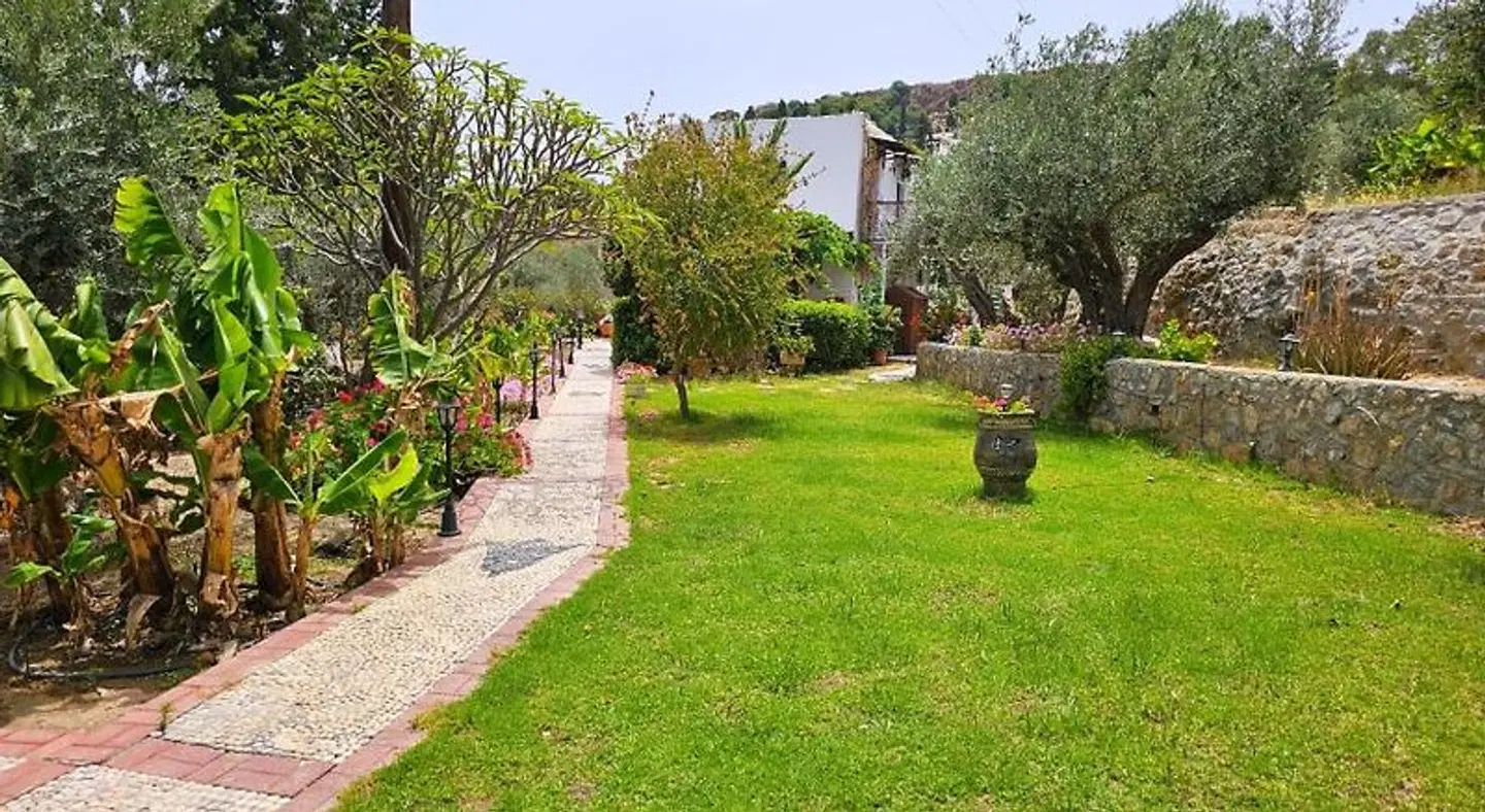 Villa Galini Lindos Garten