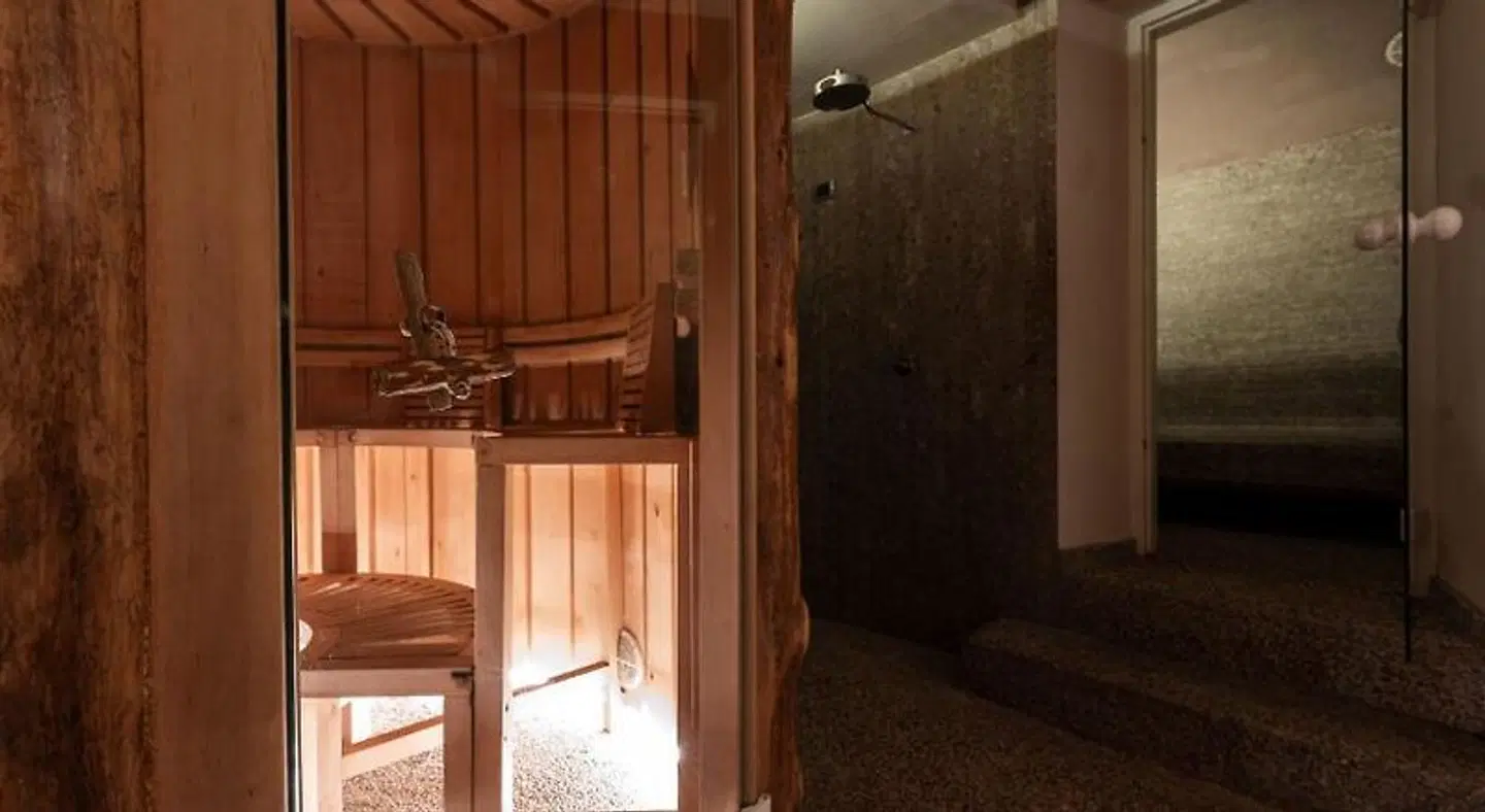 Hotel Piedibosco Badezimmer