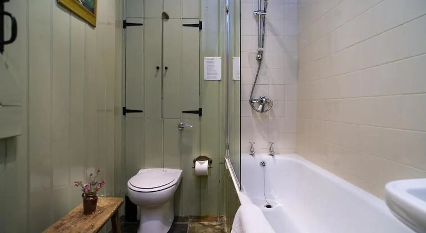 Nantgwynfaen Organic Farm B&B Wales Badezimmer
